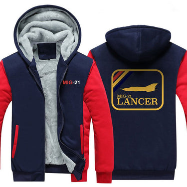 M I G 21 DESIGNED ZIPPER SWEATER THE AV8R